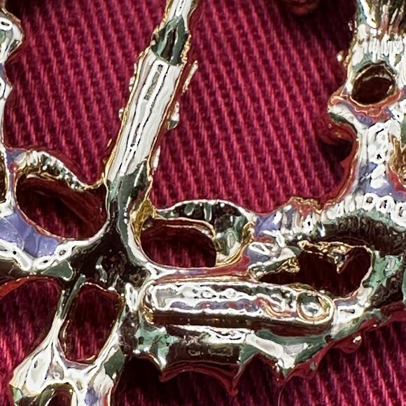 VTG Gerry’s Christmas Wreath Brooch - Picture 7 of 8